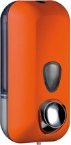 Marplast zeepdispenser A71401AR - Professionele kwaliteit - Oranje met Transparant - 550 ml - Geschikt voor openbare ruimten
