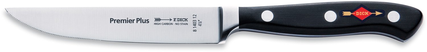 DICK steakmes Premier Plus-serie | 12 cm professioneel mes van roestvrij staal | rechte snede
