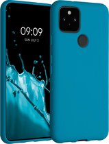 kwmobile telefoonhoesje voor Google Pixel 5 - Hoesje voor smartphone - Back cover in Caribisch blauw