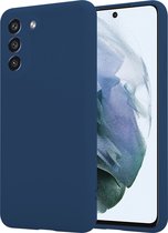 ShieldCase telefoonhoesje geschikt voor Samsung galaxy s21 fe hoesje siliconen - blauw