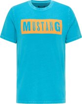 Mustang shirt Aqua-L