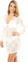 Sapph Selene Kaftan Dames Wit-S