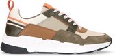 Sacha - Heren - Groene sneakers met gekleurde details - Maat 45
