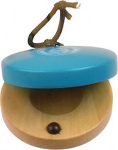 castagnetten junior 4,5 x 6 cm hout blauw