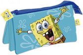 etui Spongebob junior 21 x 11 cm polyester lichtblauw