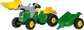 traptractor RollyKid John Deere junior groen