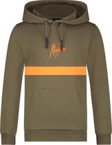 Malelions Junior Tonny Hoodie - Army/Orange