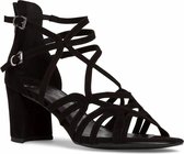 Marco Tozzi Dames Sandaaltje 2-2-28324-24 001 zwart F-breedte Maat: 38 EU