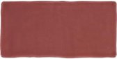 Keramische tegel Marnay Garnet- 7,5x15 - Woodson and Stone - garnet rood