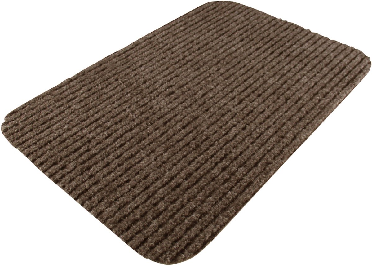 Carpe mathique Deurmat voor buiten en binnen - Bruin - 100 x 120 cm