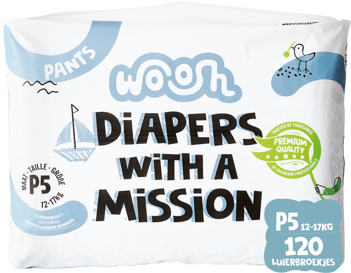 Woosh luierbroekjes maat 5 | 120 stuks