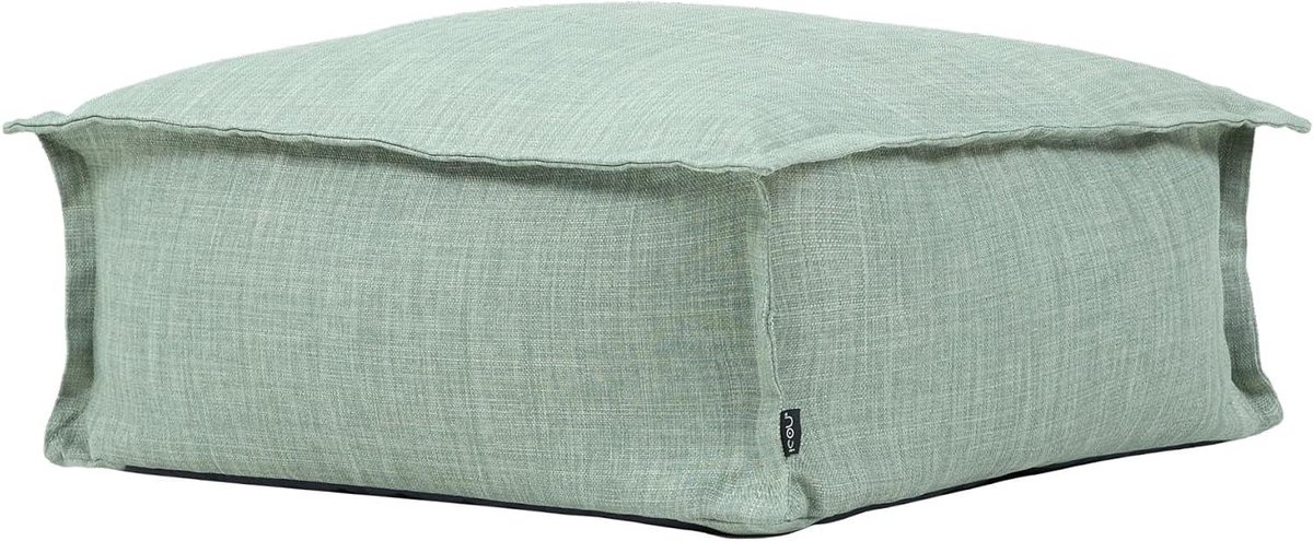 Zitzak Hocker - Voetenbank Poef - Buiten Ontspannen - Waterafstotend Materiaal - 71 x 71 x 32 cm - Groen