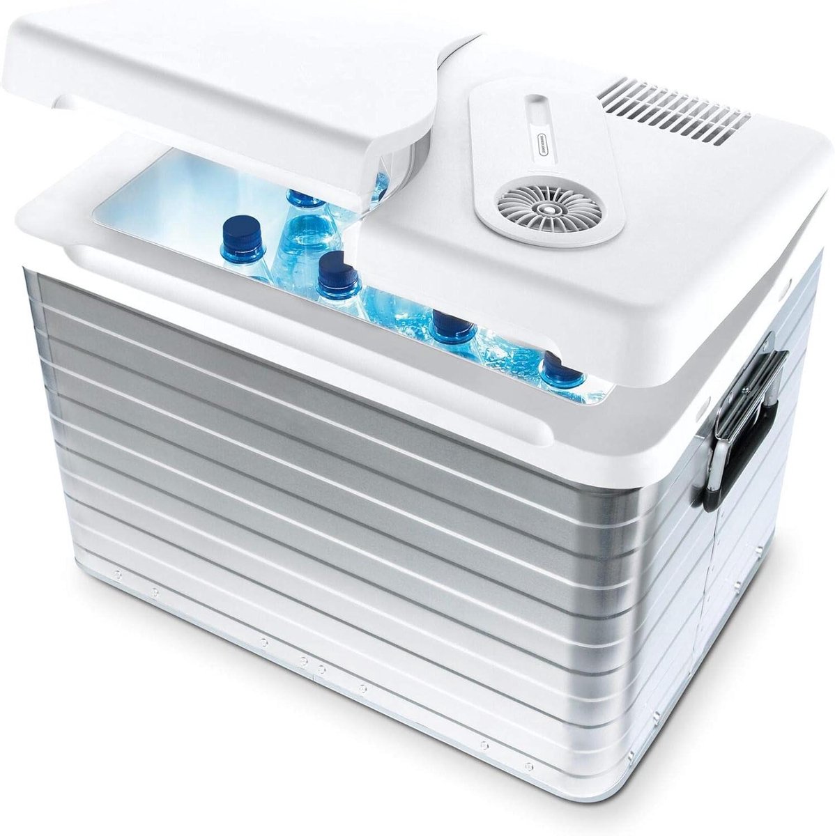 Thermo-elektrische koelbox - Reiskoelbox AC/DC - Kamperen en reizen - Dual-voltage systeem - 39 liter - Aluminium