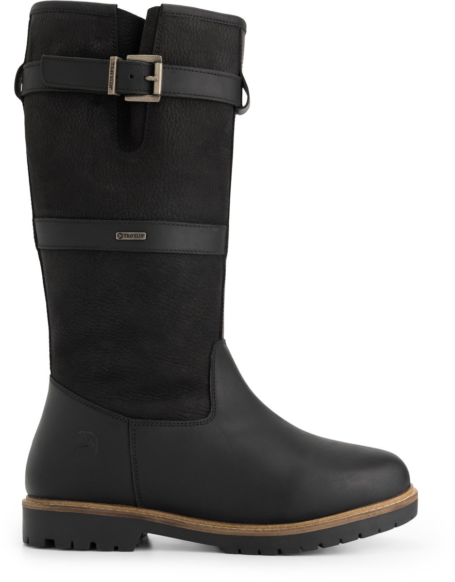 Travelin’ Gronvik Heren Outdoorlaarzen Wol gevoerd Zwart