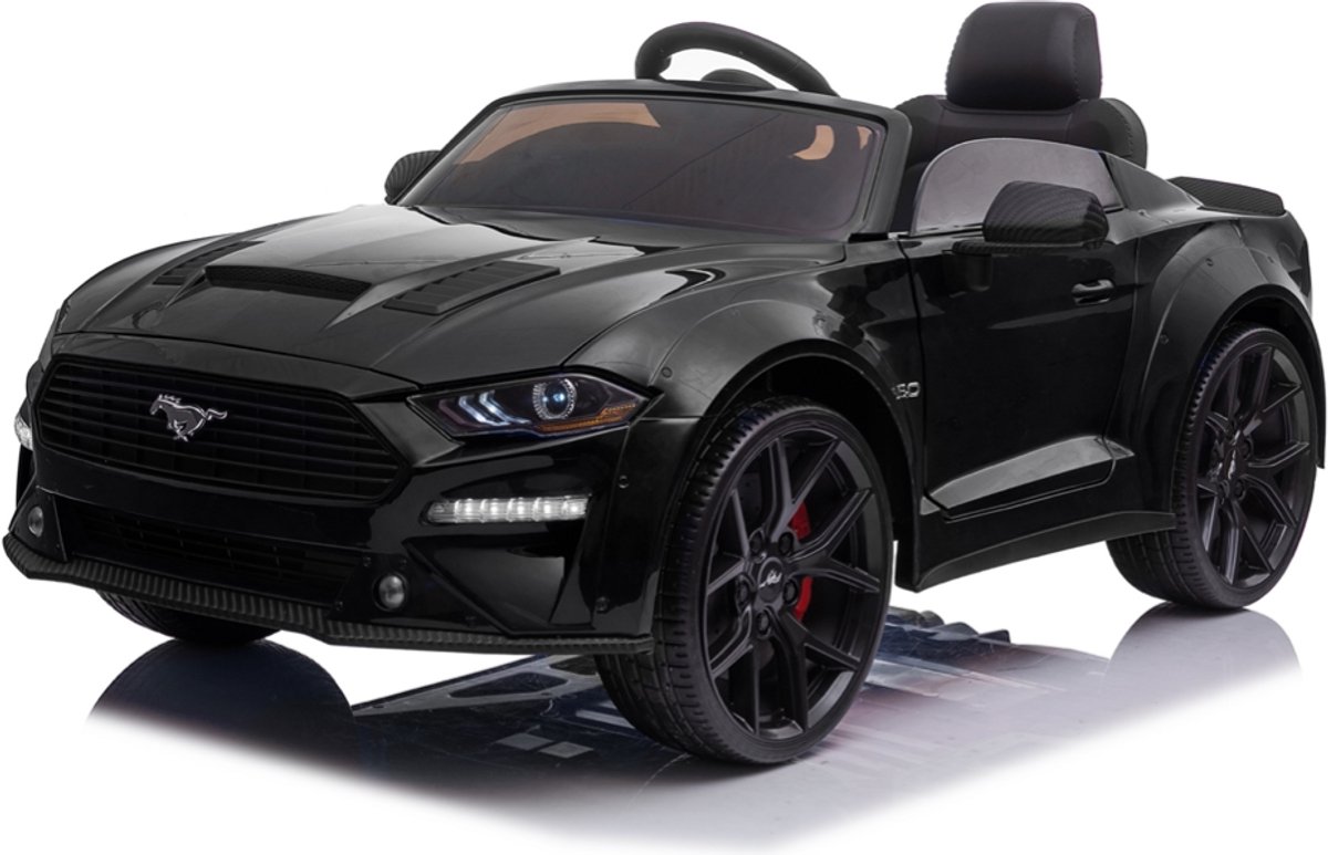 Ford Mustang GT-500 24 V Kinderauto Zwart