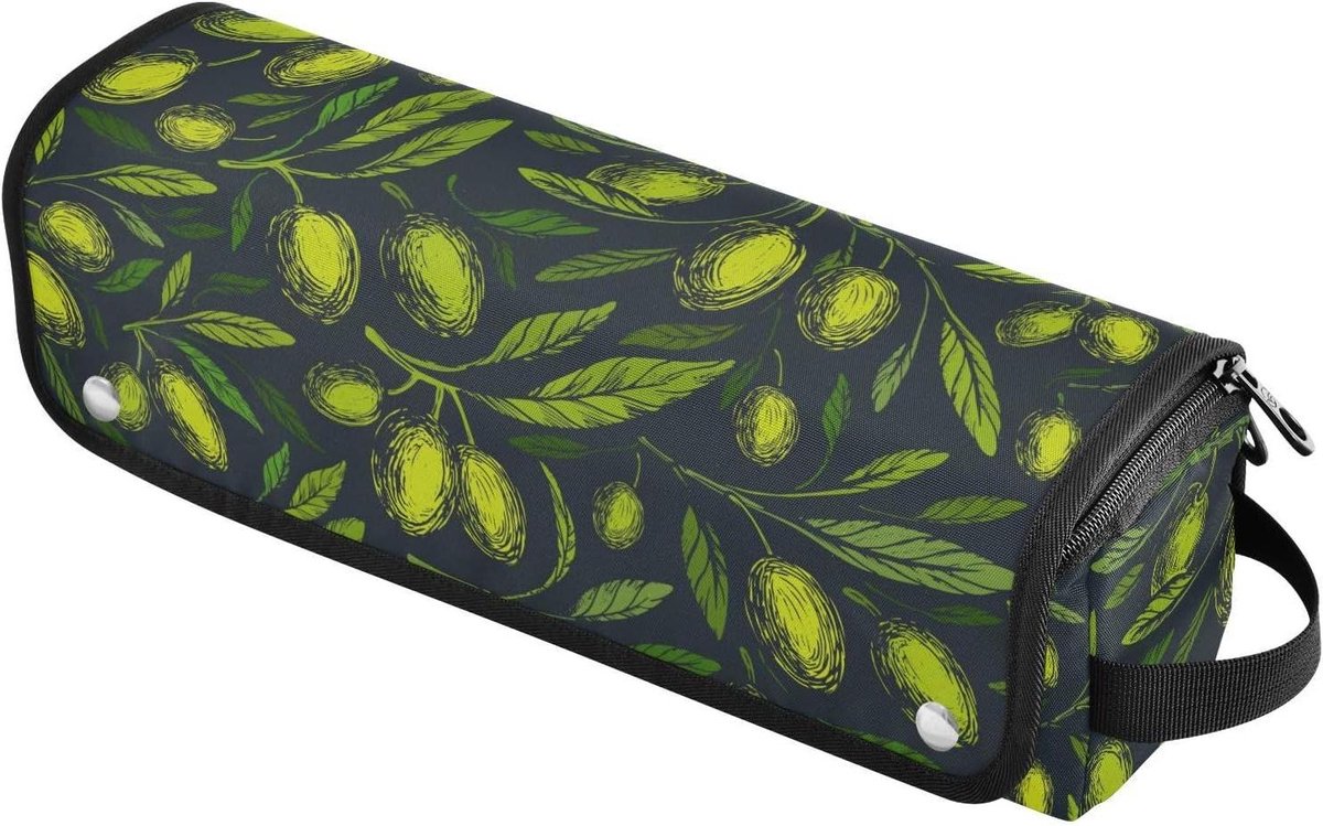 Reis Etui - Opbergtas - Haarstyling Tools - Hittebestendig Mat - 37 cm - Groen