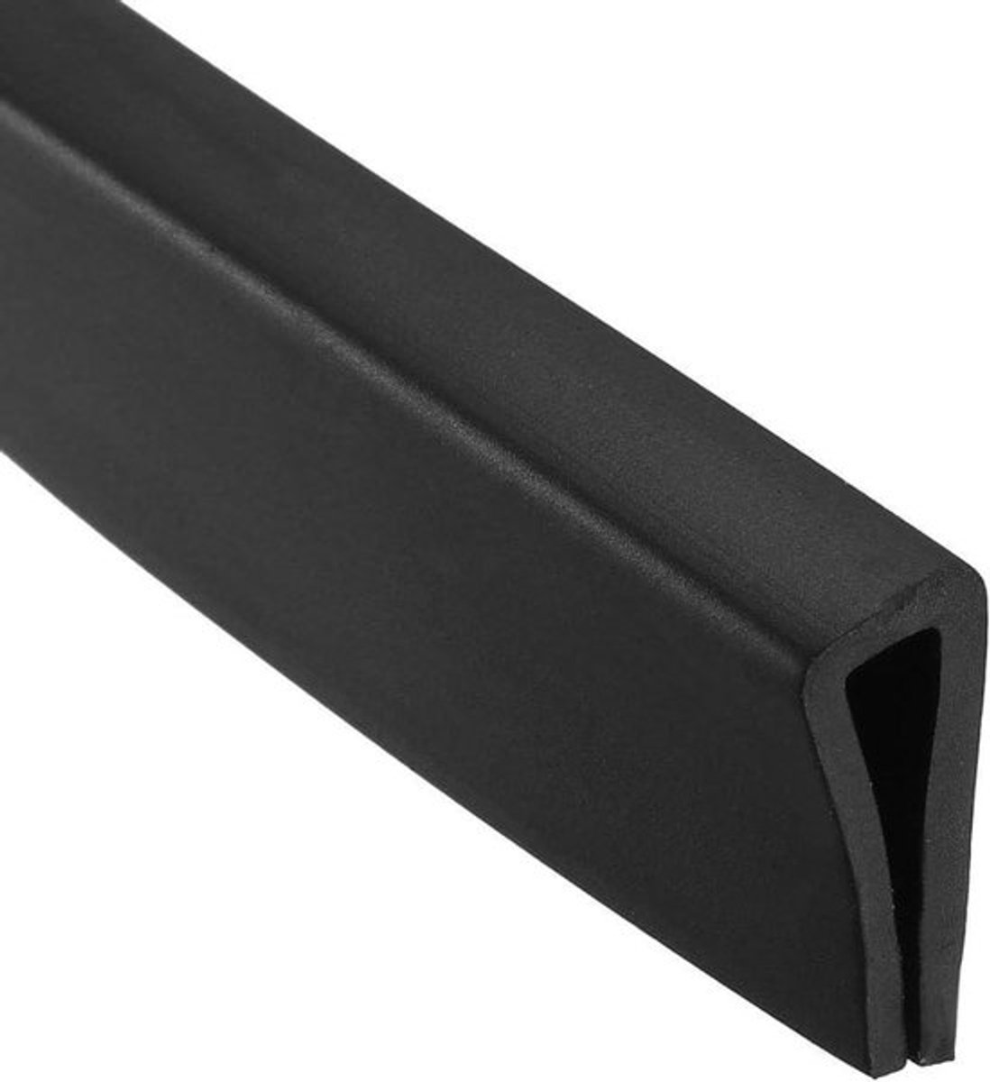 U-afdichting voor luiken - weerstrippen - rubberen kanaalrandbeschermer - zwart past 3/32"-9/64" 40 cm lengte - geschikt voor kluisjes.