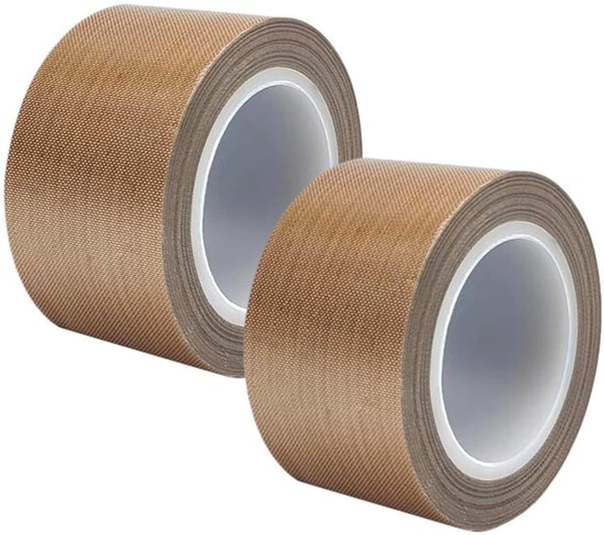 PTFE-tape - Hoge temperatuur - 2 Rollen - 10m x 25mm - Isolatieband - Warmtebestendig - Langdurige temperatuurweerstand 260°C - Isolatietape