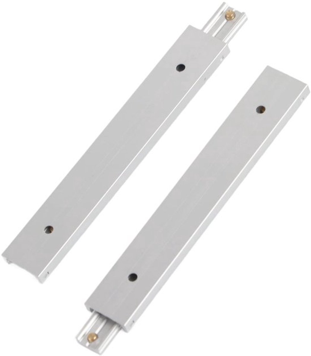 Geleider 16mm Breed - Aluminium Legering - Ladegeleiders - Geleiderail - Bodemmontage - Geschikt voor 8-10kg - Lengte 100mm - Ladegeleider