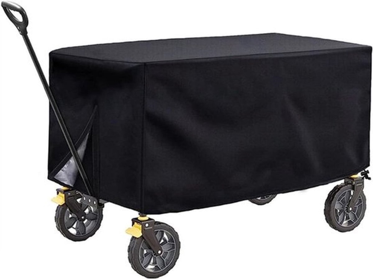 Buiten Opvouwbare Wagenhoes - Beschermhoes - Waterdichte Tuinwagenwagenhoes - Zware Stofdichte Hoes - Opvouwbare Wagenkarren - Oxford Stof - Geschikt voor Buiten - 97 x 56 x 51 cm
