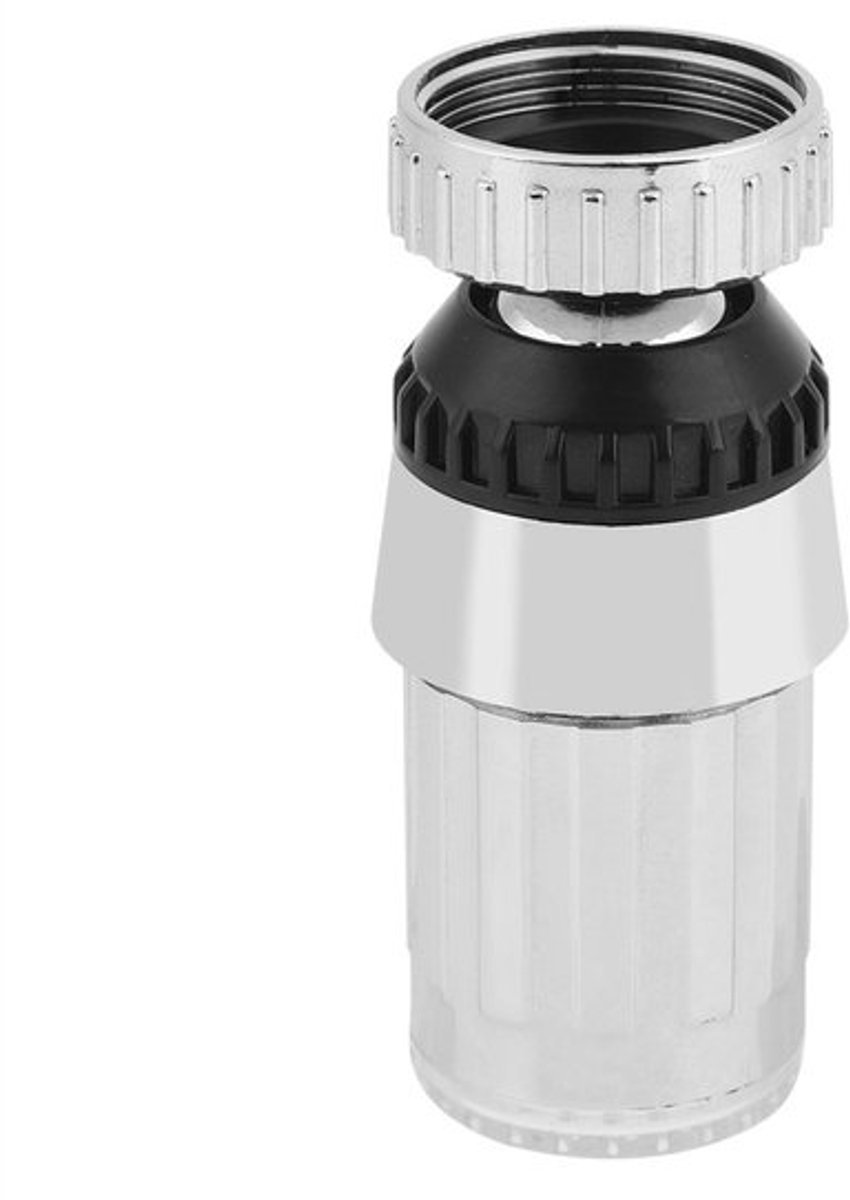 Kraanbeluchter met temperatuursensor - LED-verlichting - Waterbesparend - 360° draaiend - ABS - Besparen op waterverbruik - Geschikt voor ...