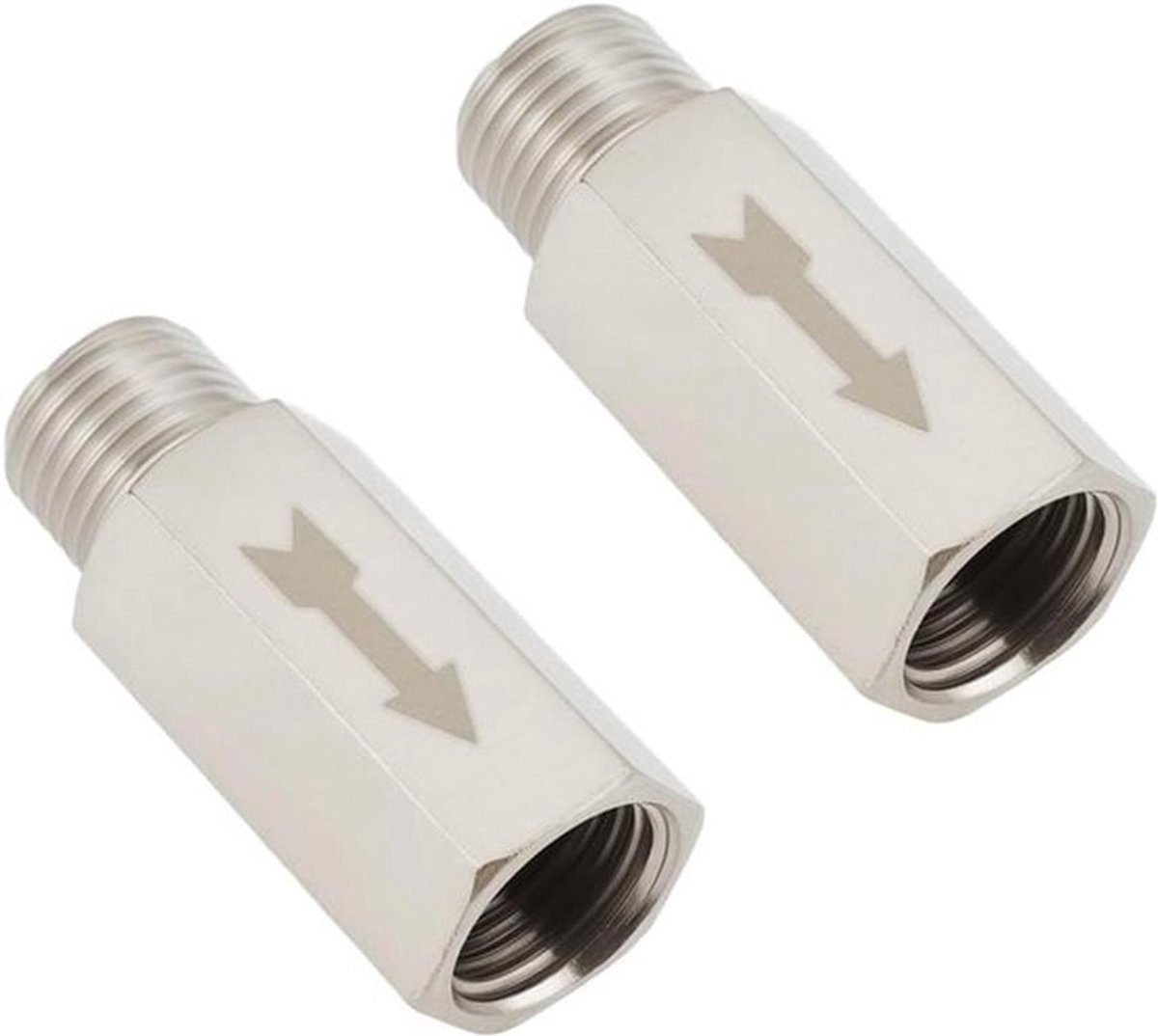 Pneumatische isolatie klep - BSP Draad - Messing - Pneumatisch - Isolatie - Ventiel - Geschikt voor gas en olie - Messing - 40mm - Mannelijke naar Vrouwelijke Draadadapter voor Air Water Olie.