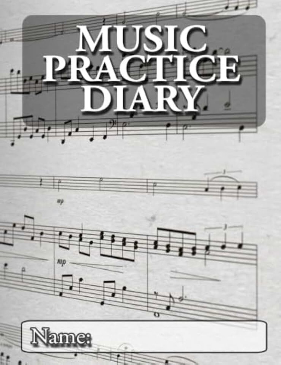 Practice Diary: Student Practice Log, 8.5"x11"
