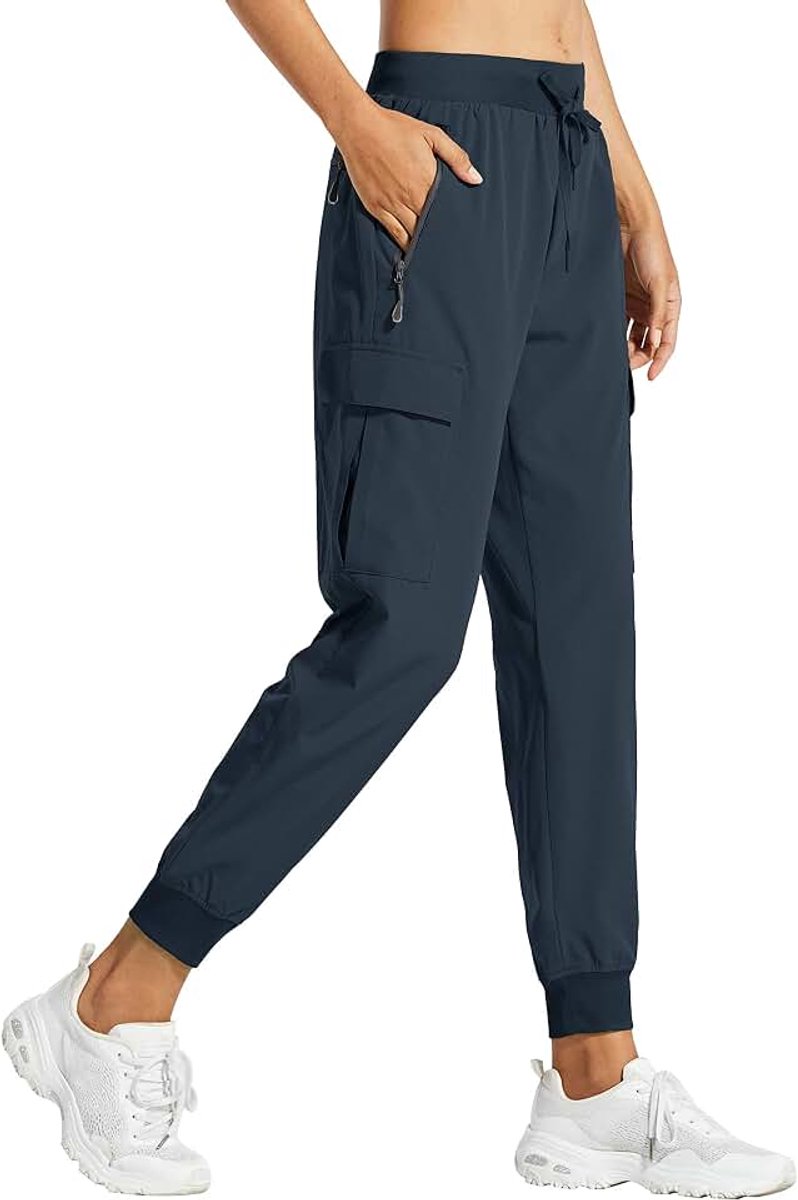 Wandelbroek Dames Cargo Joggingbroek Outdoorbroek Trekkingbroek Lichtgewicht Sneldrogende Joggers