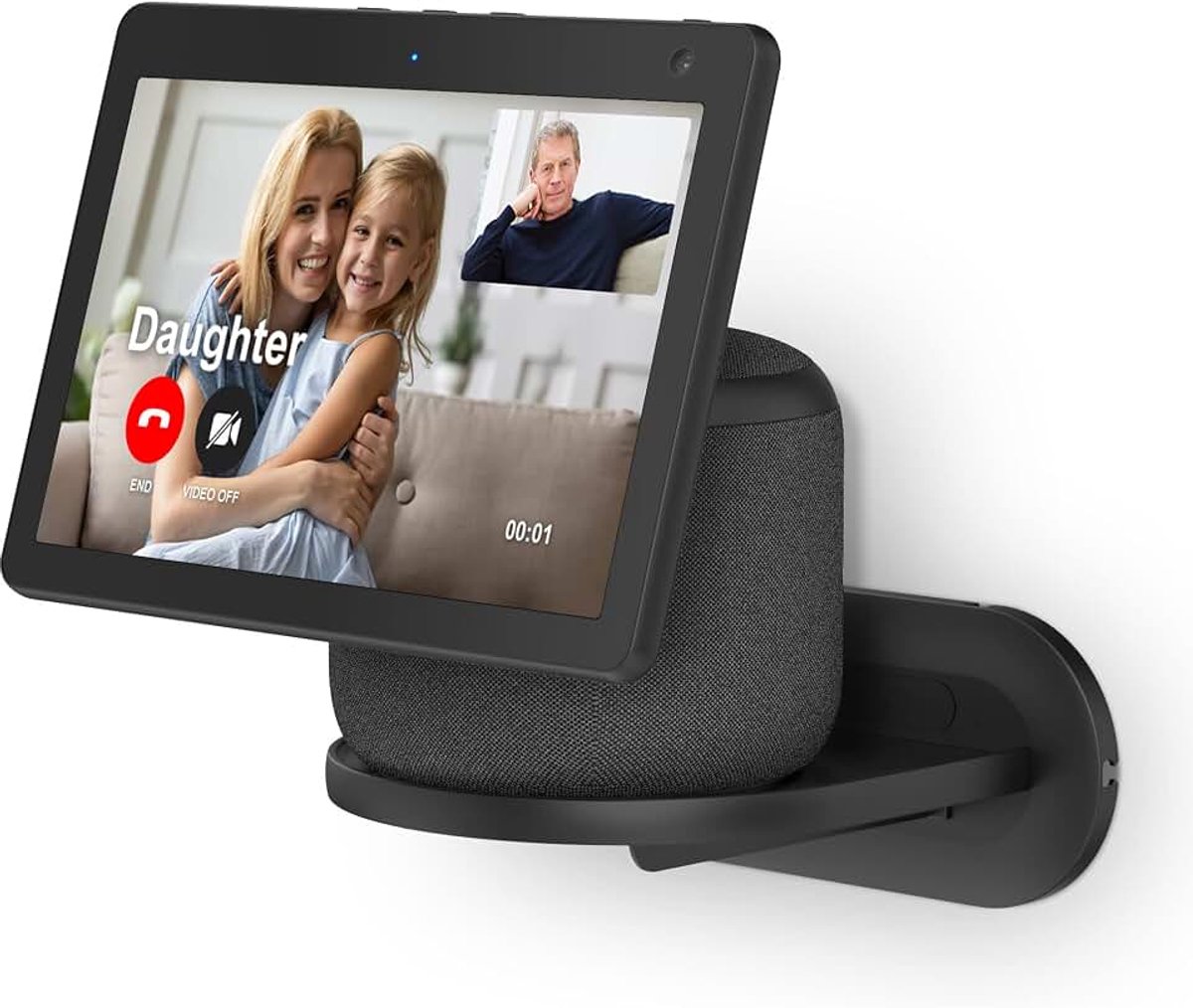 Wandhouder voor HomePod & Show 10 - Universele houder voor de meeste luidsprekers (zwart)