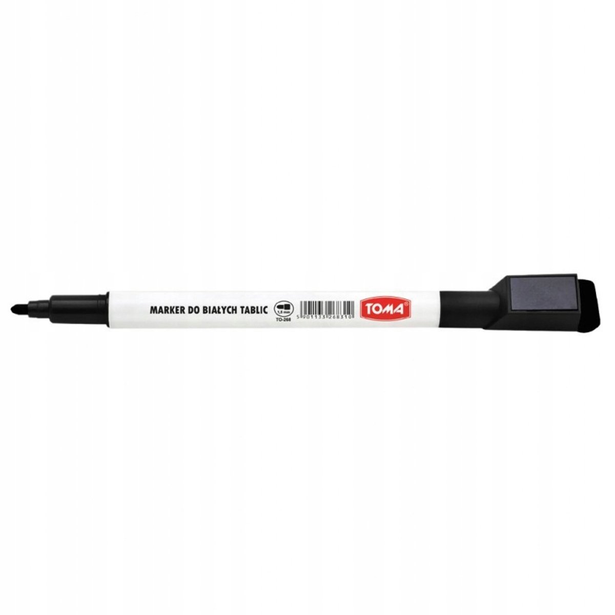 Zwart Magnetische Whiteboard Stift met Gum en Magneet
