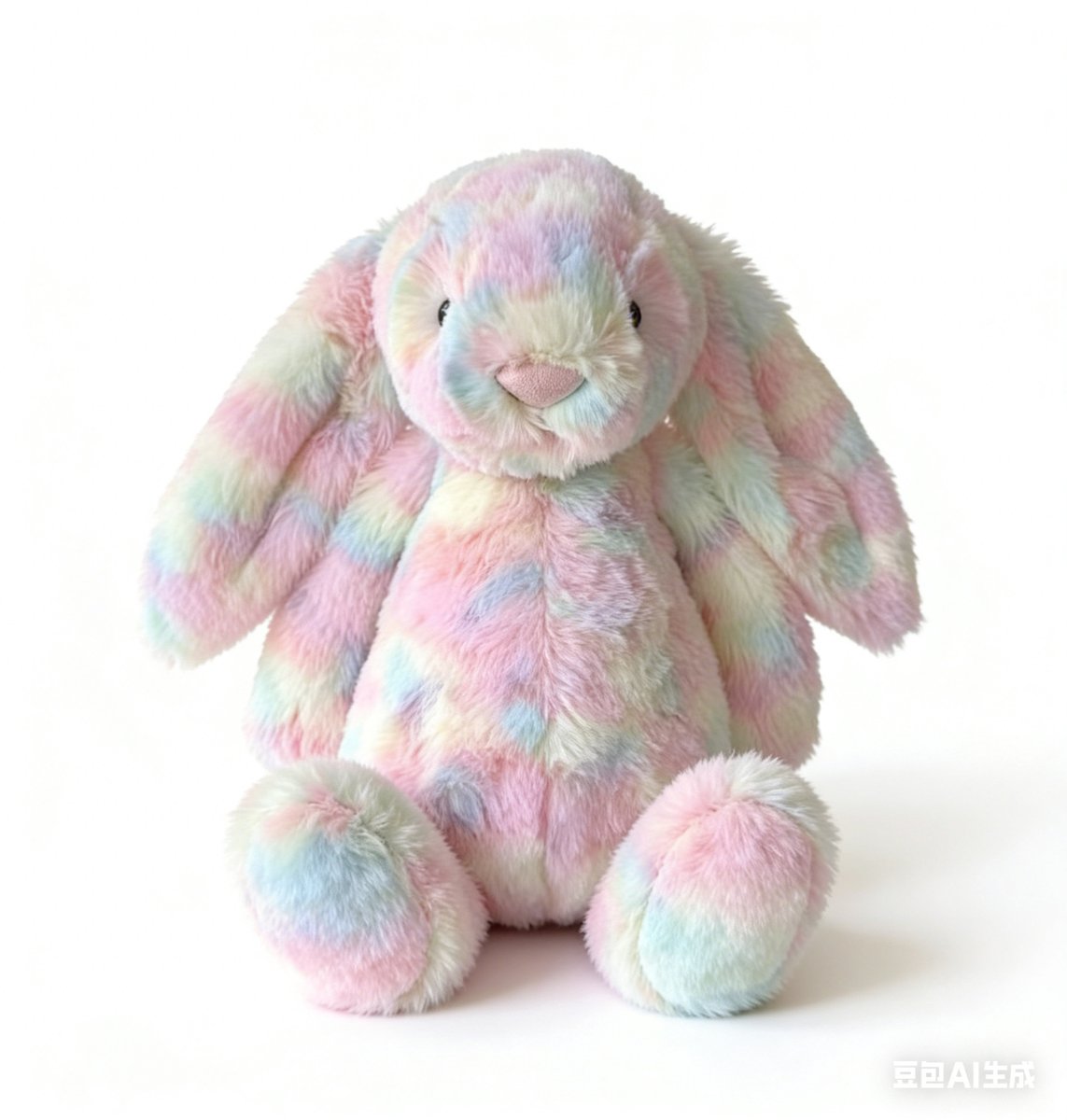 Casalora Pluche Knuffels – Konijn Knuffel 30 cm – Kawaii Regenboog Konijn
