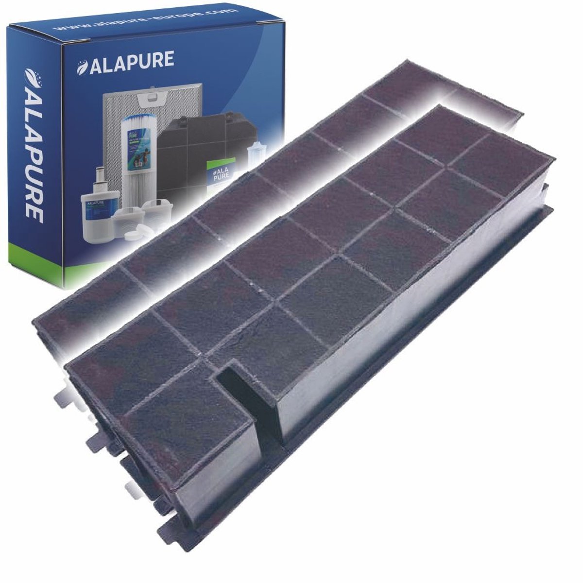 2x Alapure Koolstoffilter geschikt vooe Privileg AMC100 / 484000008973