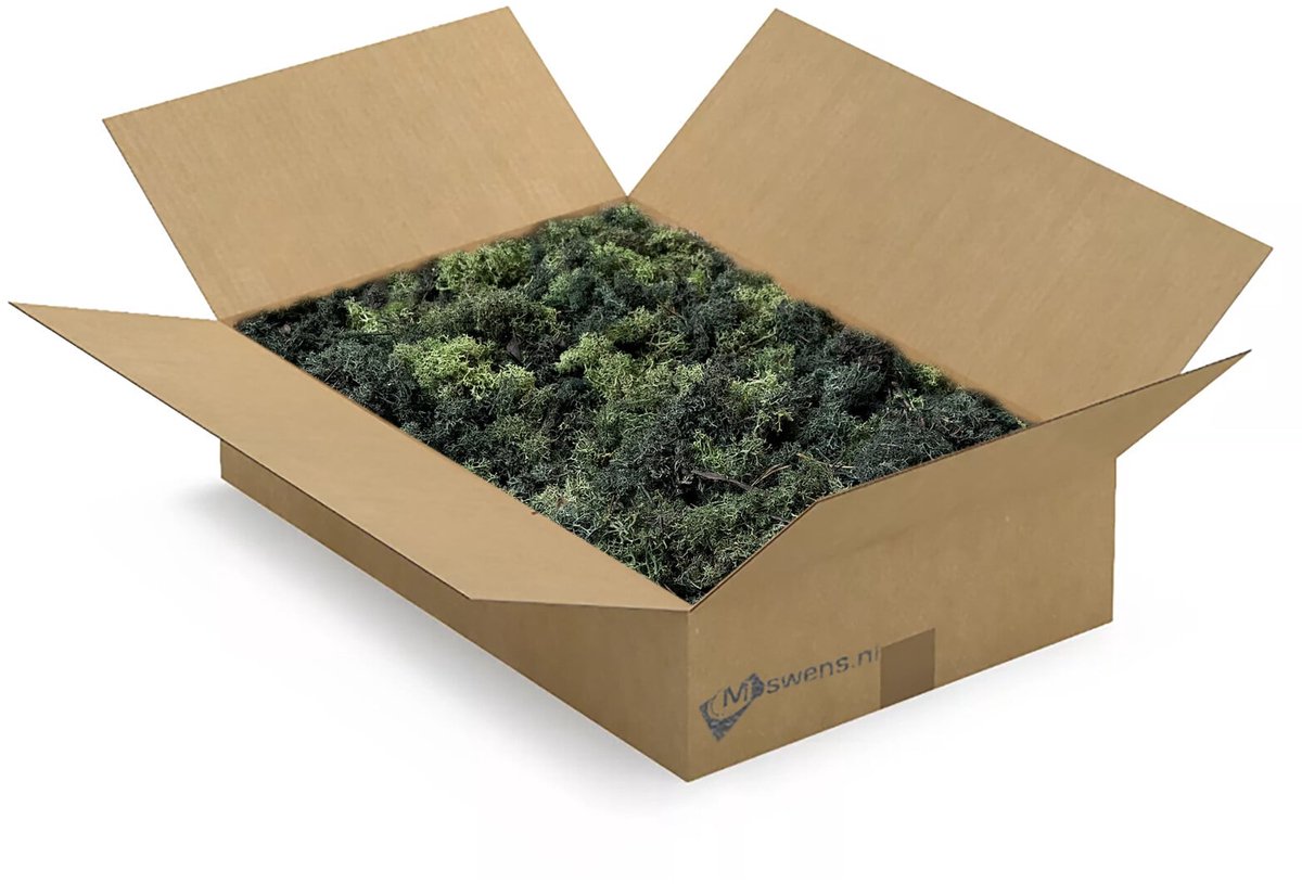 Moswens ECO mos - 1,5 KG - Doos L - Mix Pine 0,30 m²