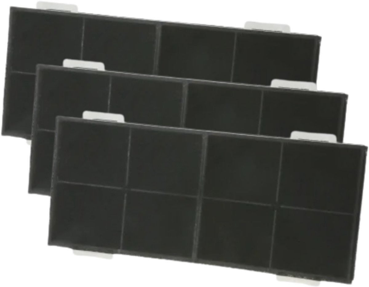 3x Koolstoffilter voor Balay 00460120 / 460120