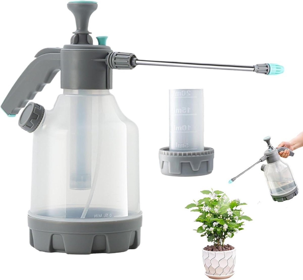 Drukspuit - Watersproeier Pomp - Planten Besproeien - Waterbesparende Constructie - 3 Liter - Niet gespecificeerd