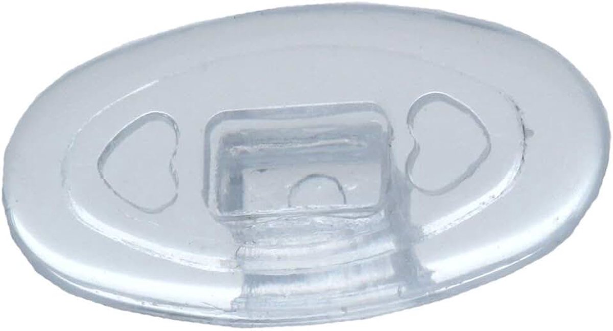 2 paar (4 stuks) neuspads / brilpads - siliconen schroefsysteem, verschillende maten