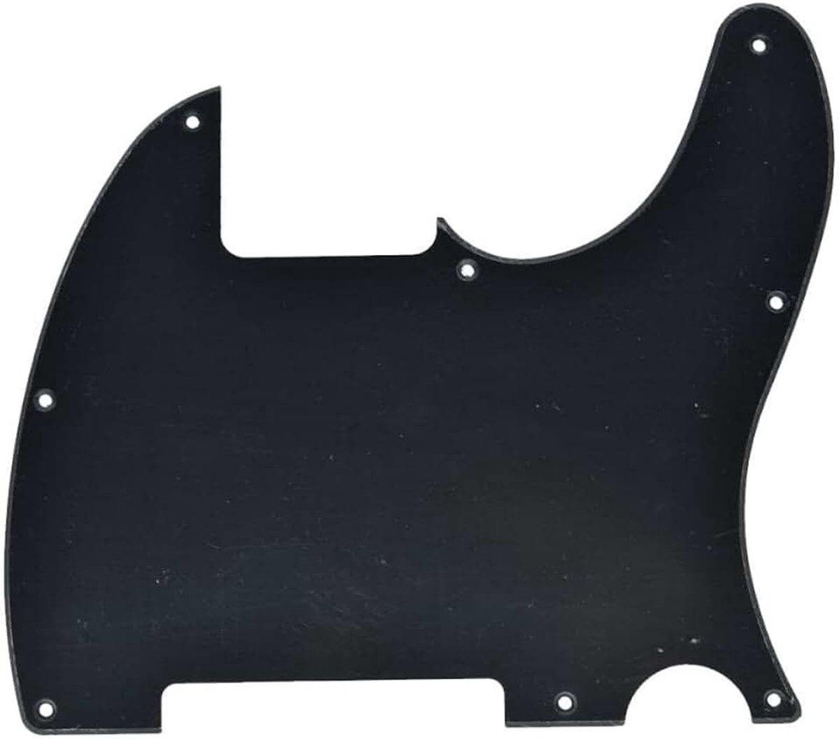 8 Hole Tele Blank Gitaar Slagplaat Tele Pick Guard Scratch Plaat voor Telecaster Esquire Mat Zwart 1 Ply