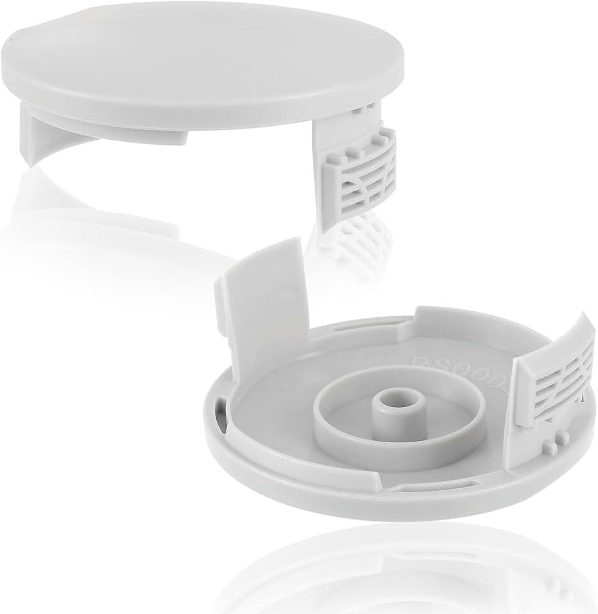Spoelafdekking voor grasmaaier, RAC122, reservespoelafdekking, 2 stuks | voor grastrimmer Ryobi RLT4027, RLT4125, RLT5027, RLT6030, RLT5127, RLT6130