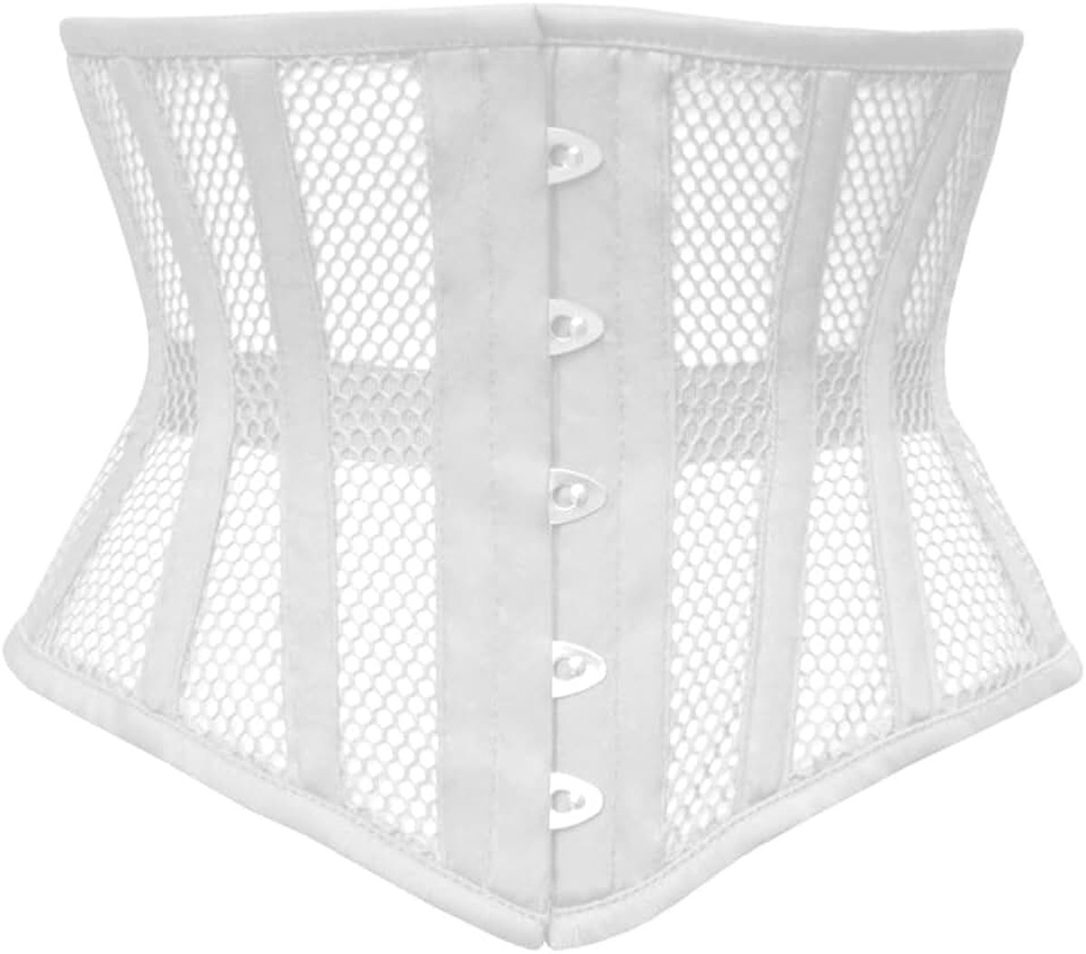 Dames onderborst korset taille trainer mesh korset Halloween mesh korset met sterke veters voor tailletraining en taillevermindering