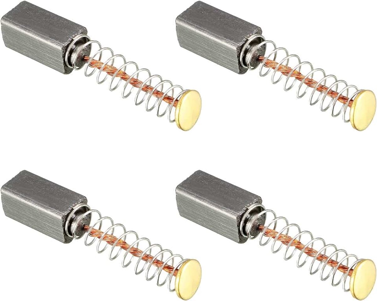 11 mm x 5 mm x 5 mm vervangende koolborstels 4 stuks koolborstels voor power tool, elektrisch gereedschap
