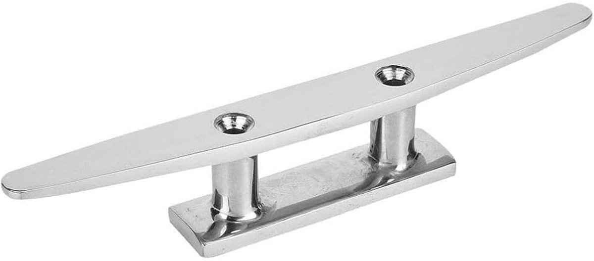Bootnoppen en onderlegwiggen van roestvrij staal bootstollen basisstollen Marine Rope Base 8 inch.
