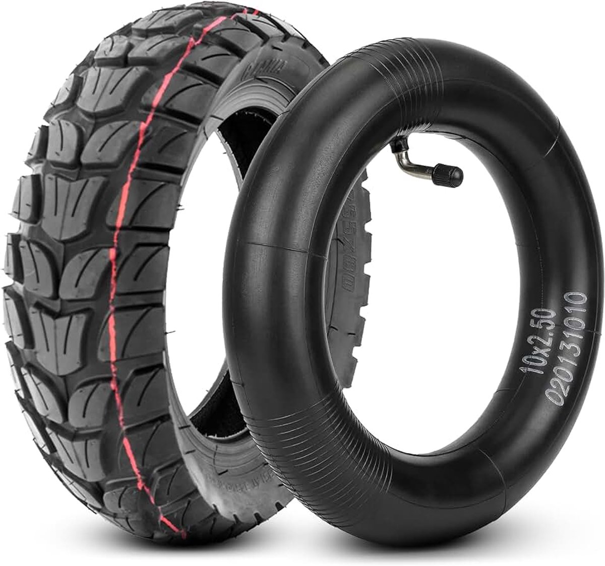 10 inch (255 x 80) banden (10 x 3,0) (80/65-6) (255 x 80) voor Kugoo M4 Dualtron Victor LUXURY EAGLE Speedway 4 Zero 10X elektrische scooter minimotoren (1 offroad-pneumatisch + 1 luchtkamer)