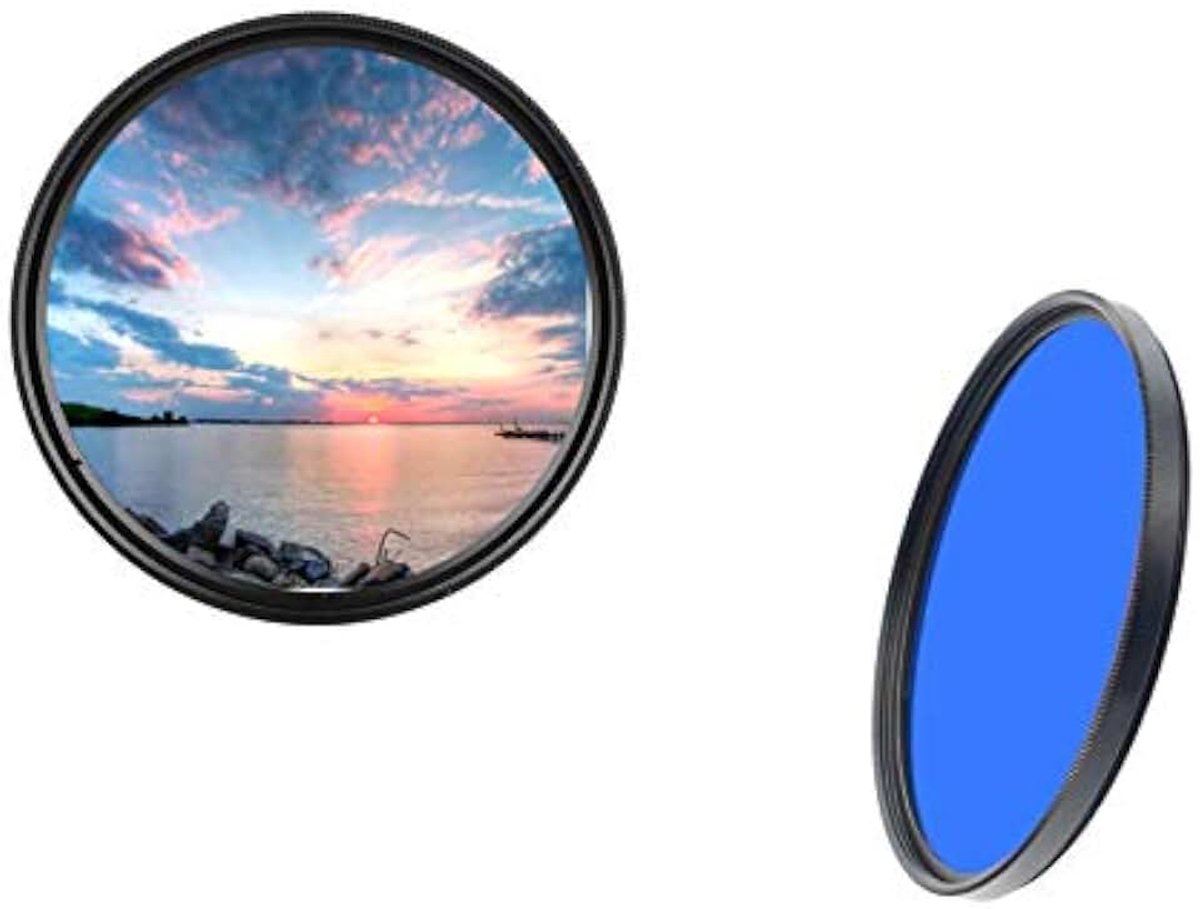 46mm Professional Kleurfilter blauw Full Filter merkfilter 46 mm dHD DIGITAL blauw