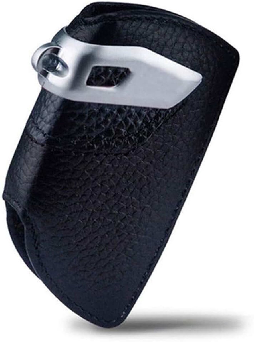 Echt Lederen Smart Key Cover Case Compatibel met bmw BMW F10 F20 F30 NIEUWE 1 2 3 4 5 6 7 Serie X3 X4 320I 116I 118I 328I 530I Afstandsbediening Accessoires (Blade Zwart)