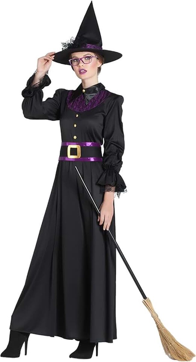 - Classy Witch-kostuum | Heksenkostuum voor dames voor Halloween, Fasching en themafeest