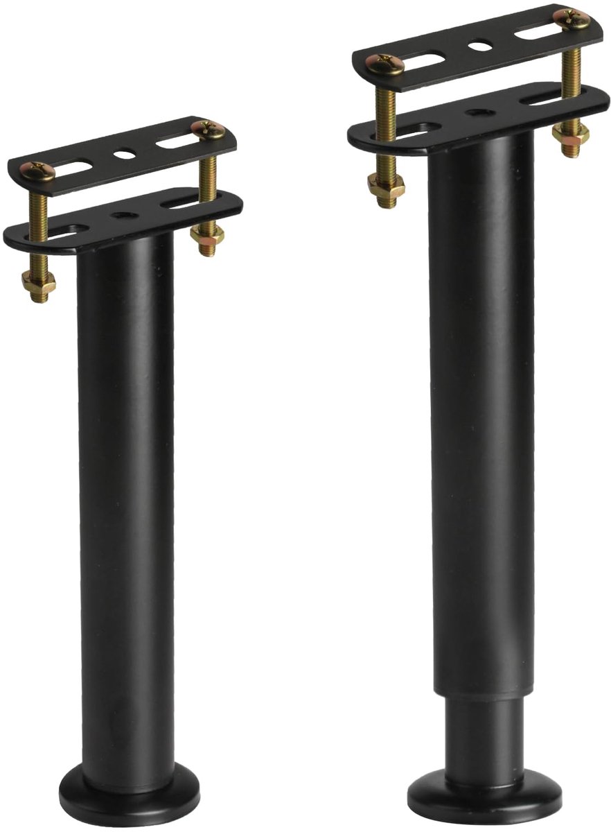Bedpoten, 25 - 42 cm, bedpoten, metaal, bedsteun, middenbalk, meubelpoten, verstelbaar, meubelpoten voor bedframe, bedframe, middensteunpoten voor bank, kast