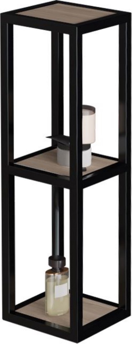 ALONI SHARP kolomkast – 20x60x20 cm – Hazelnoot – Compact en stijlvol