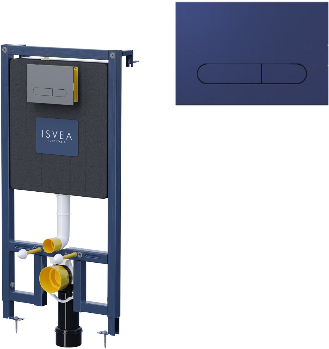Isvea Durezza Inbouwreservoir – Inclusief Donker blauw Bedieningspaneel