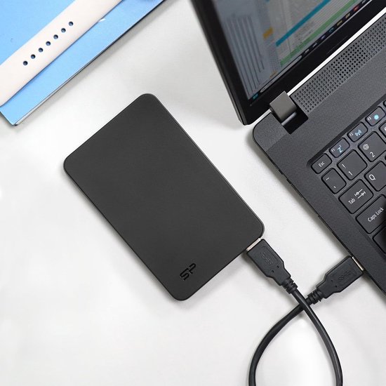 Externe SSD - Draagbare Opslag - Snelle Data Transfer - Robuust Ontwerp - 1TB Capaciteit - Zwart — afbeelding 2
