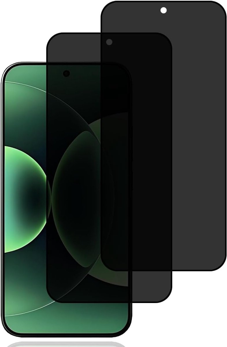 Screen Protector voor Xiaomi 17 Ultra/Xiaomi 17 Pro Max [2 stuks] | anti-spy gehard glas film,vingerafdrukherkenning,9H hardheid,krasbestendig,luchtbelvrij,anti-spy schermbeschermer